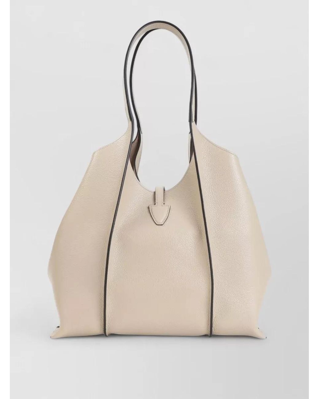 Tod's Natural T Timeless Small Leather Tote Bag