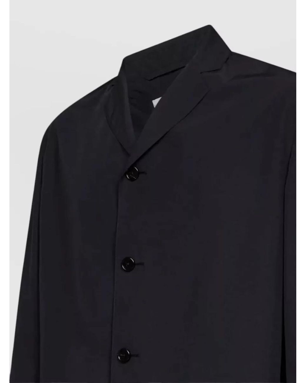 Jil Sander Blue Waterproof Single-Breasted Boxy Jacket for men