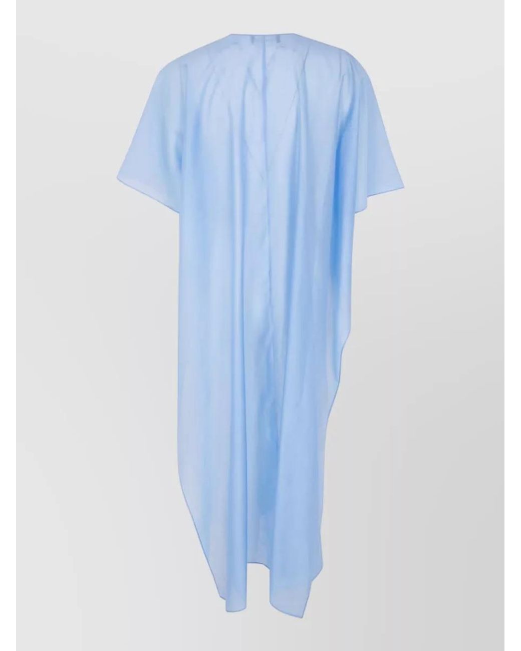 DR. HOPE Blue Cape Midi Dress