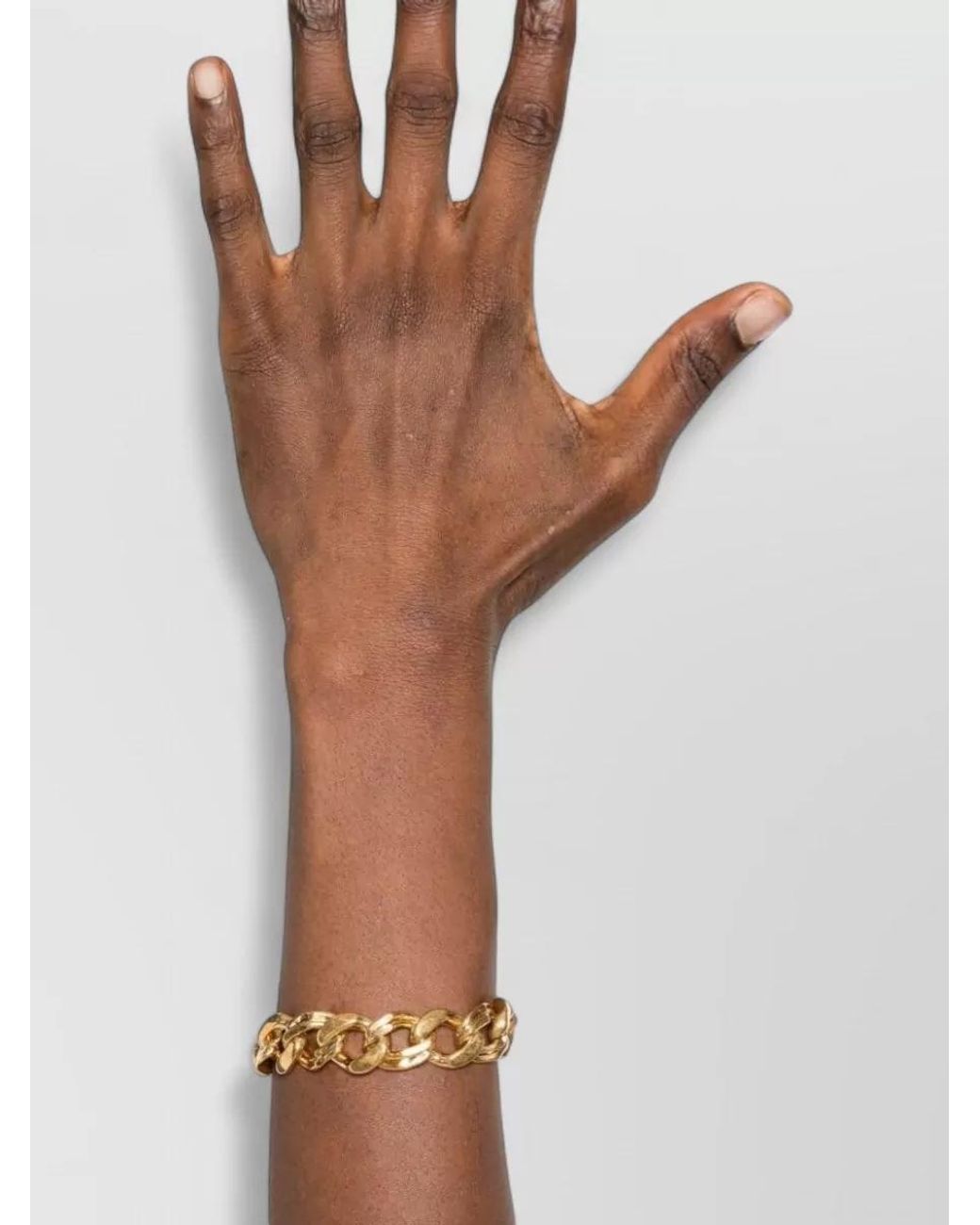 Saint Laurent Metallic Chain Bracelet