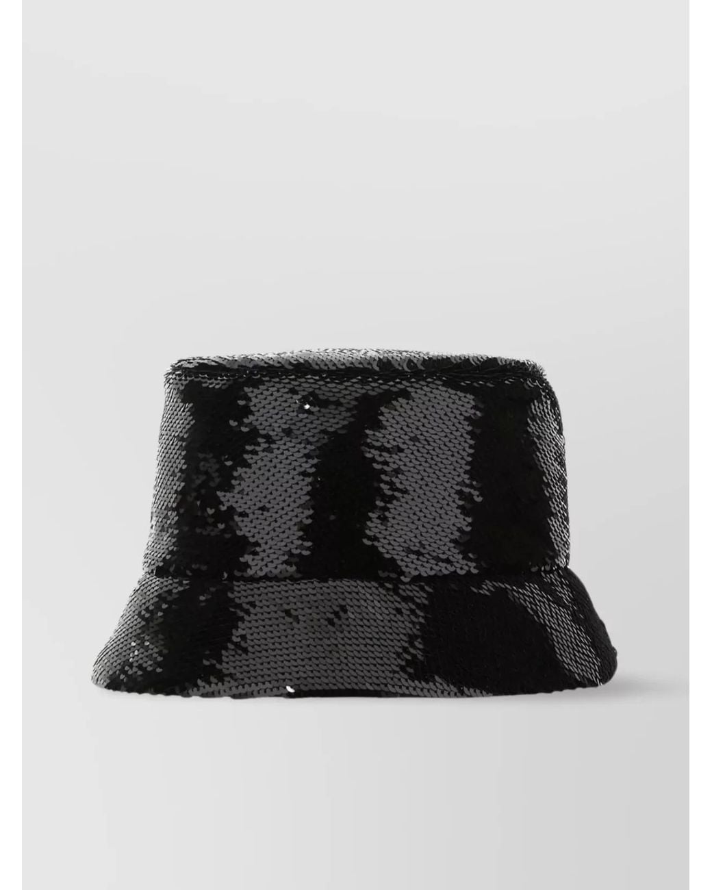 Prada Black Sequin Bucket Hat