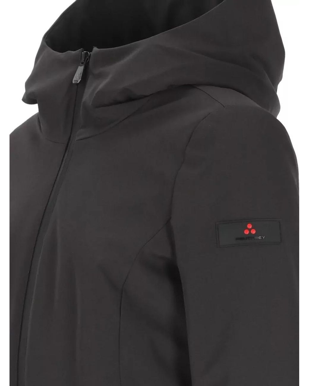 Peuterey Black Padded Hooded Jacket