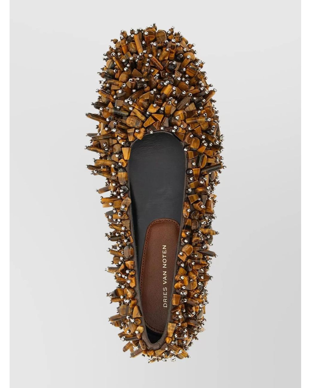 Dries Van Noten Multicolor Beaded Ballerina Flats