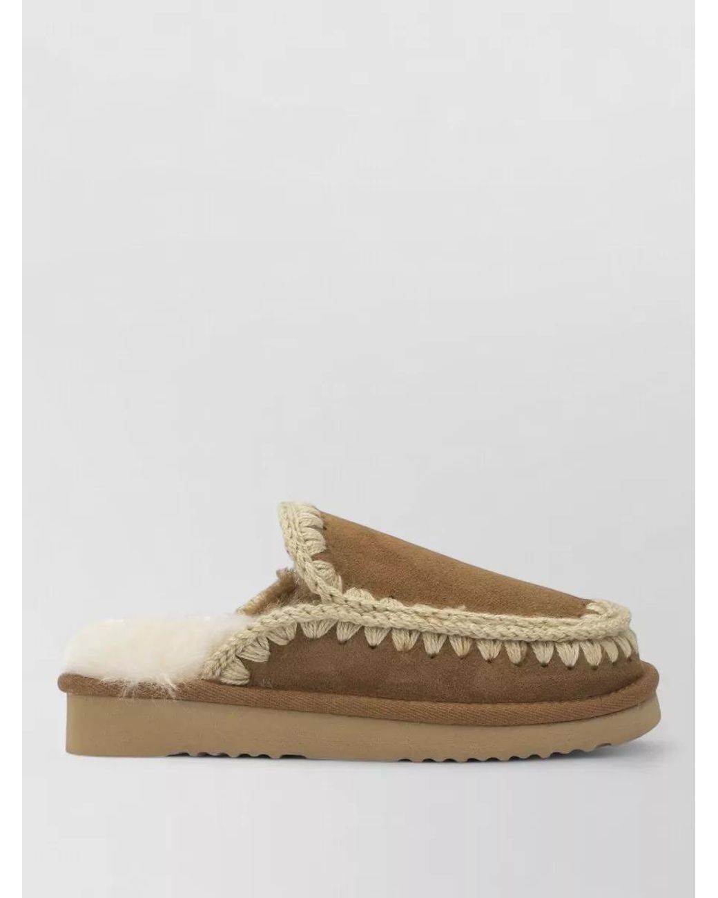 Mou Natural Sheepskin Slippers