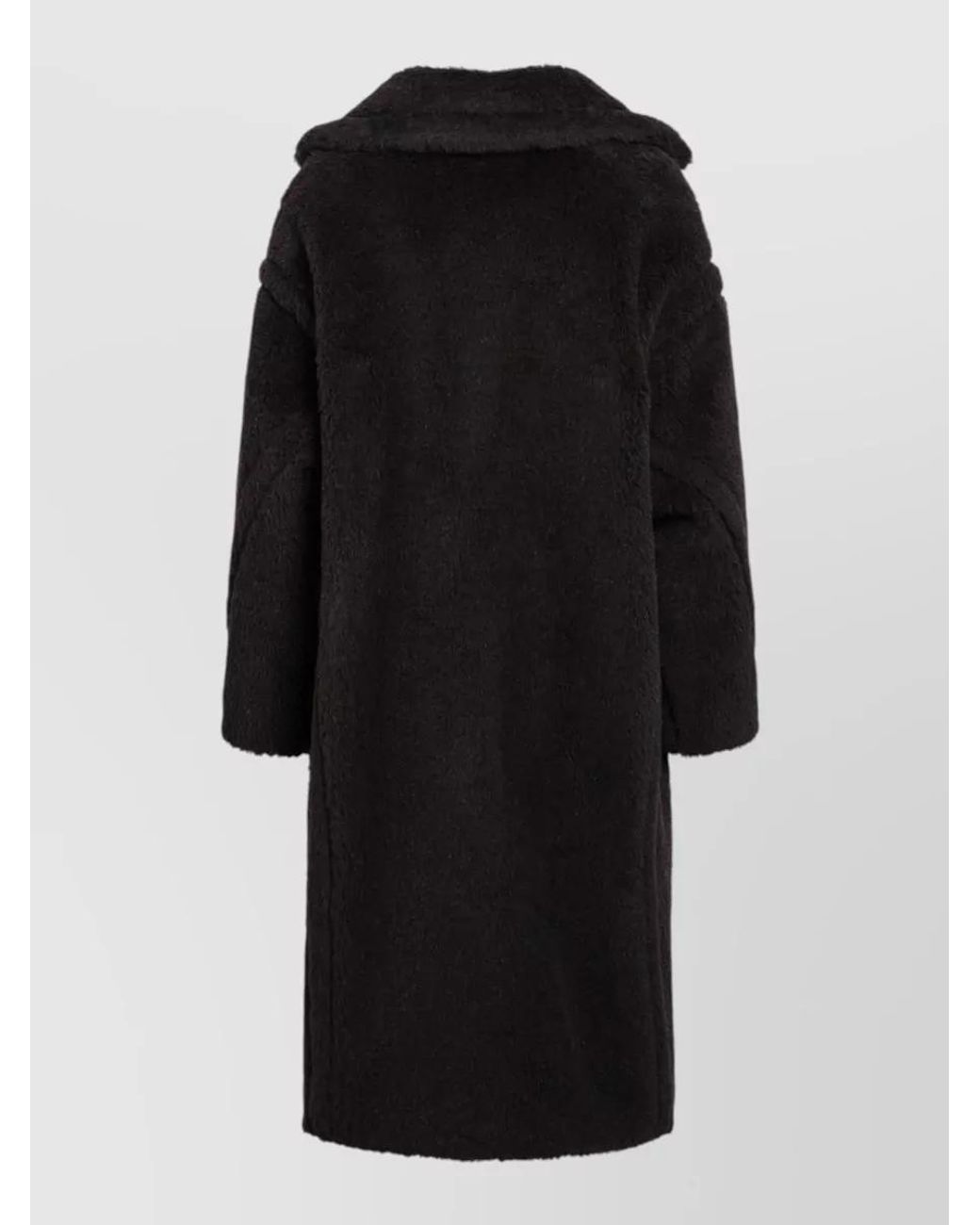Max Mara Black Faux Fur Jacket