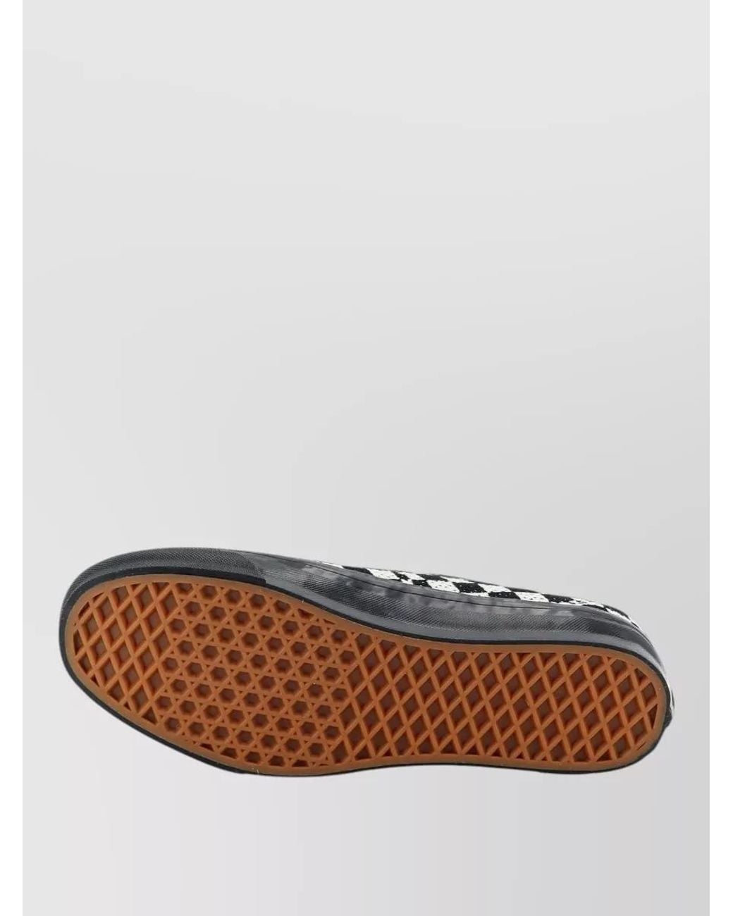 Vans Black Checkerboard Lace-Up Sneakers