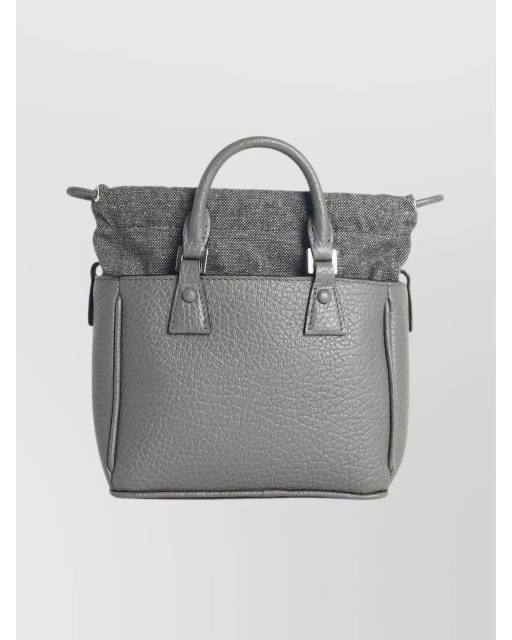Maison Margiela Gray 5Ac Leather Tote Bag