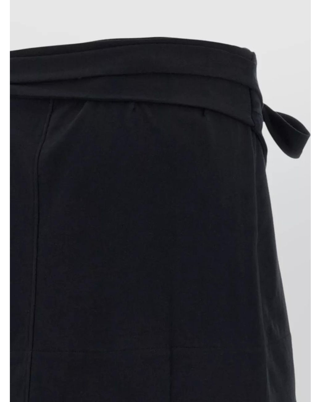 Isabel Marant Black Isabel Marant Etoile Marant Étoile Berenice Jersey Wrap Skirt