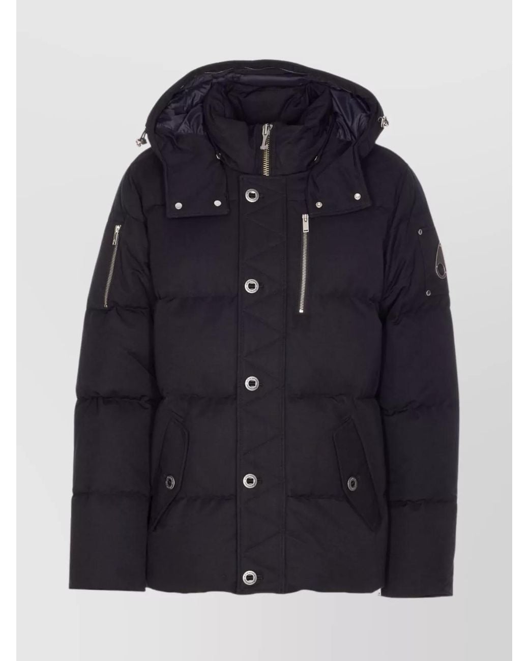 Moose Knuckles Blue Down Puffer Jacket for men