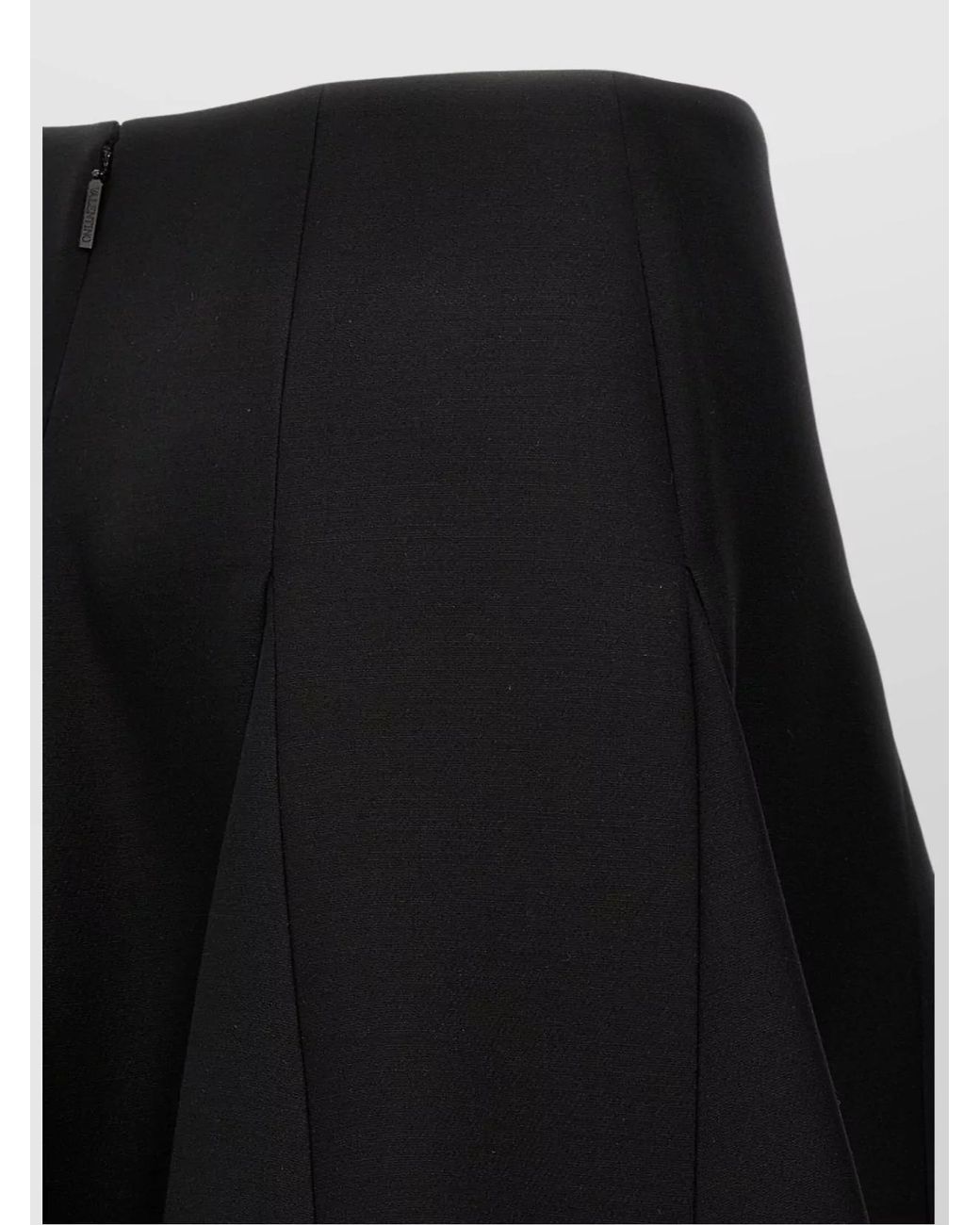 Valentino Garavani Black Pleated Skirt