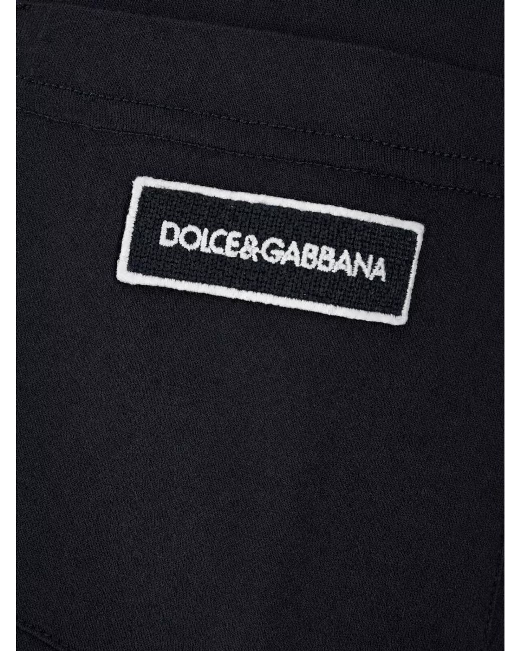 Dolce & Gabbana Blue Cotton T-Shirt for men