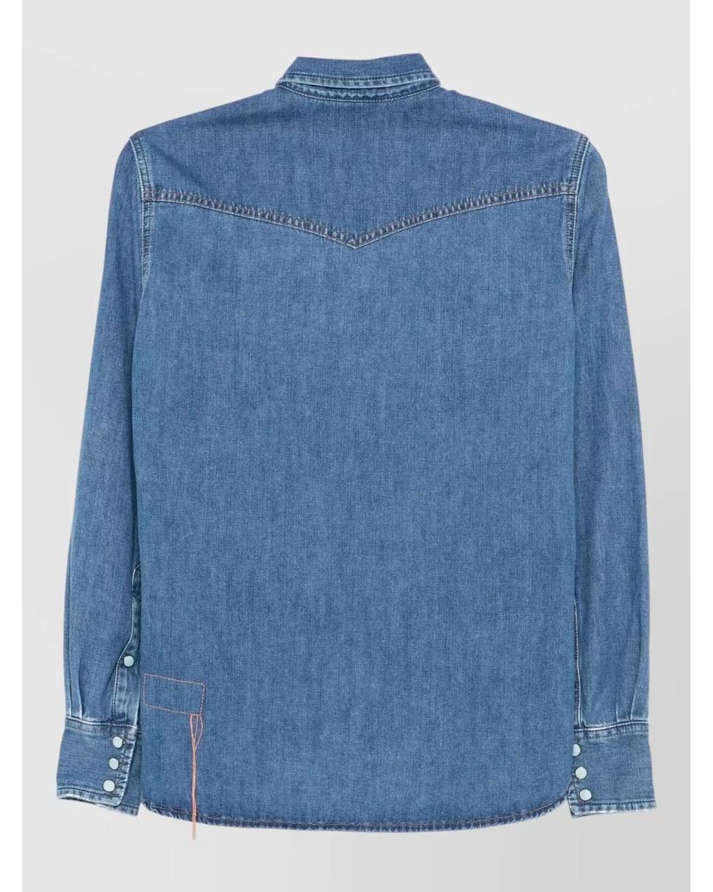 Fortela Blue Denim Shirt for men