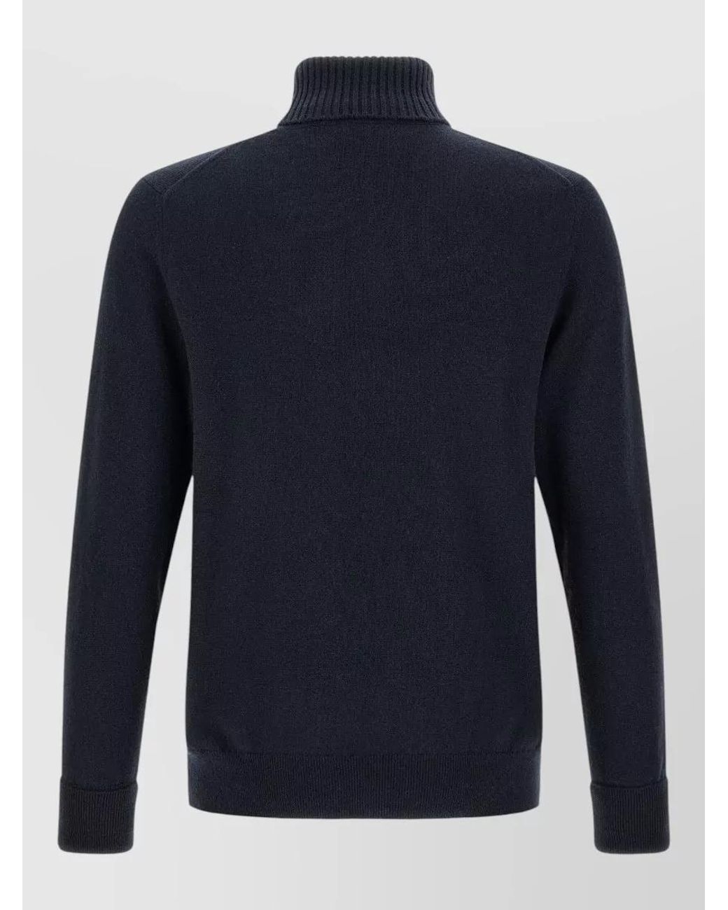 Ballantyne Red Cashmere Diamond Intarsia Turtleneck Jumper for men