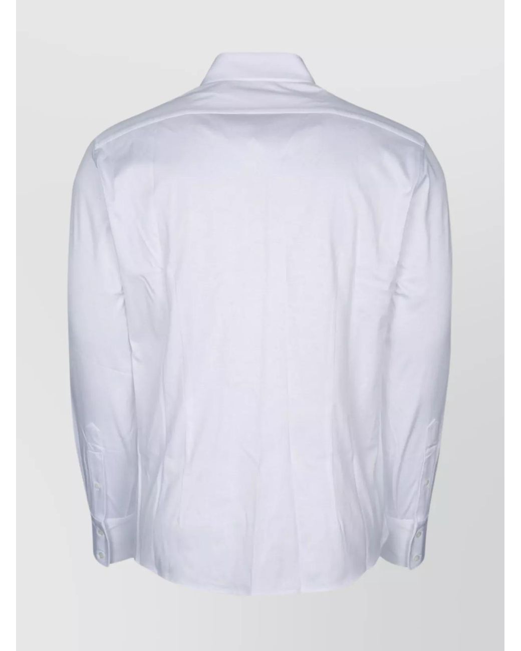 Brunello Cucinelli White Cotton Crew-Neck Short-Sleeve T-Shirt for men