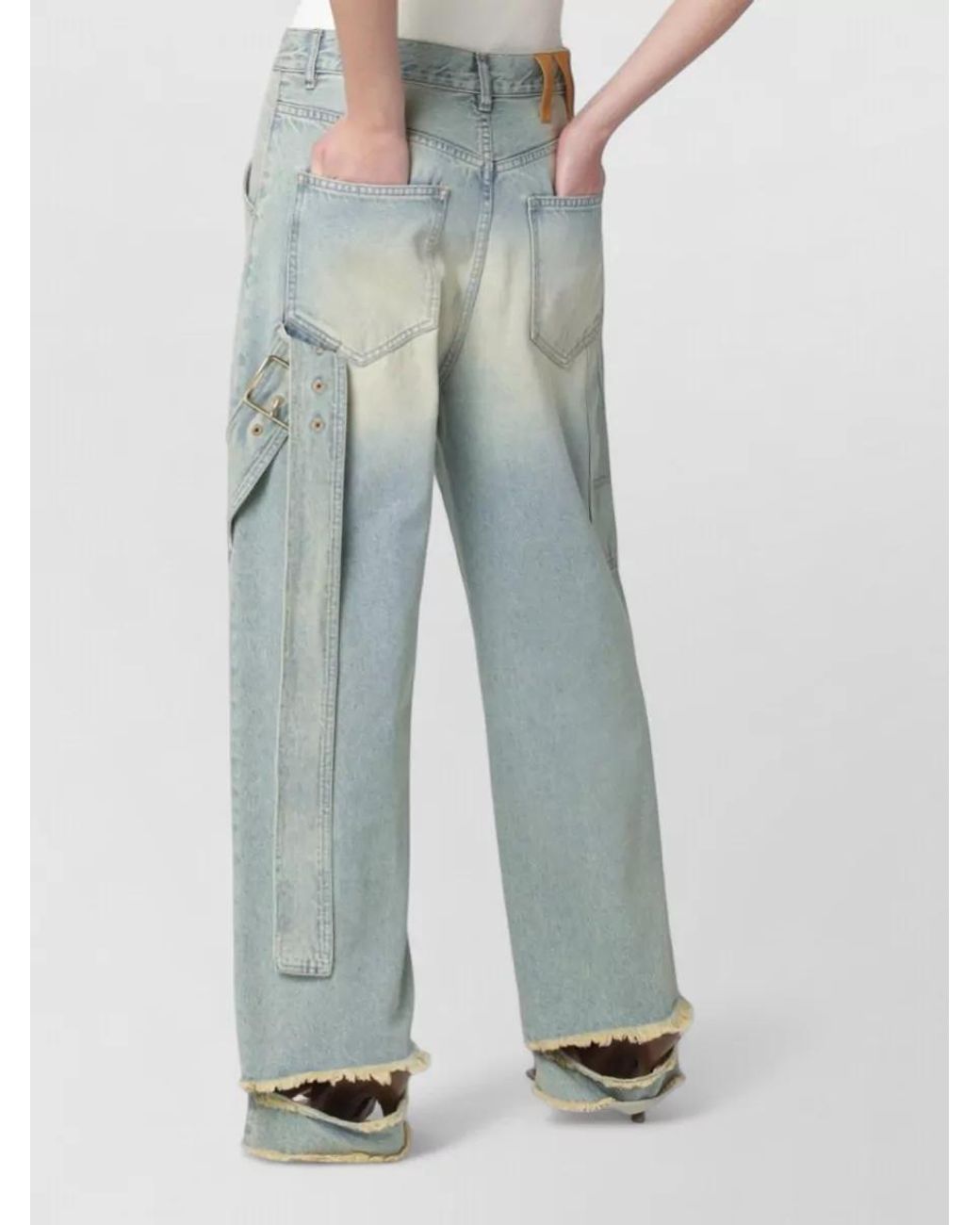 DARKPARK Blue Wide-Leg Trousers