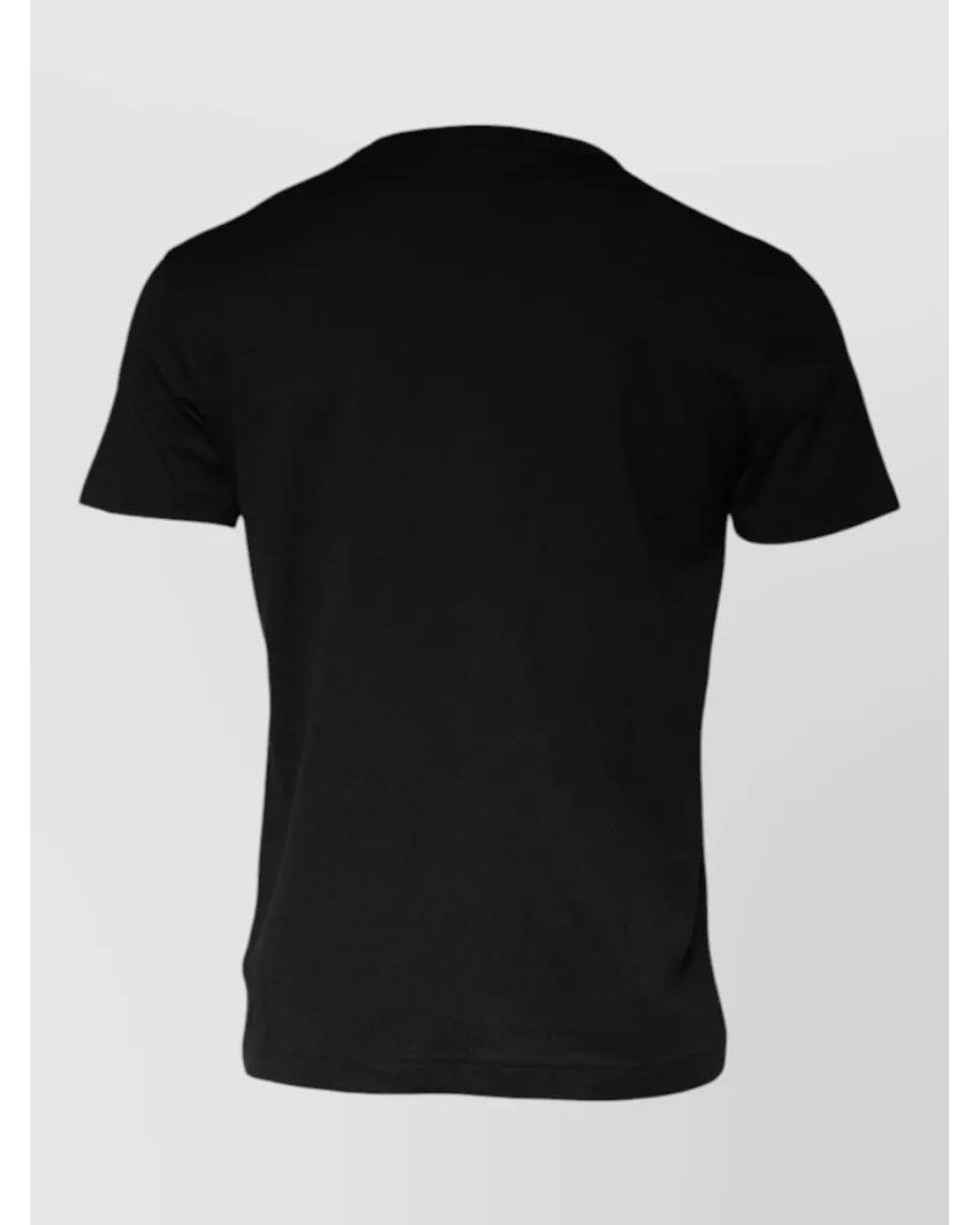 Dolce & Gabbana Black Necklace-Embellished Cotton T-Shirt for men