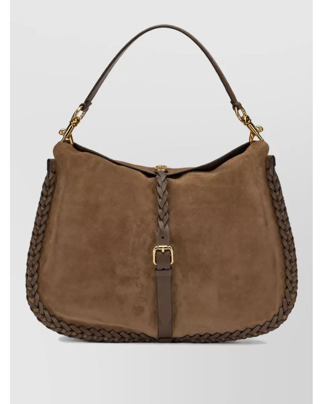 Etro Brown Large Leather Tote Bag