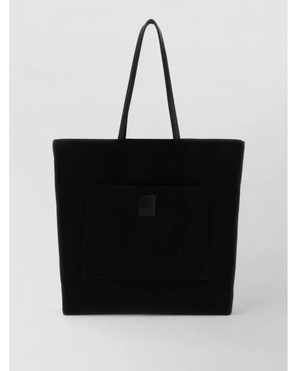 The Row Black Canvas Tote Bag for men