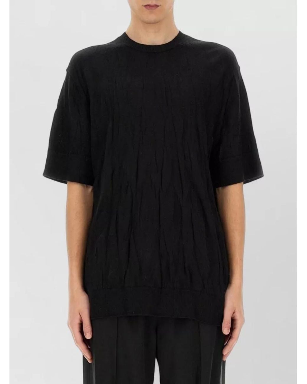 Helmut Lang Black Crushed Shirt for men
