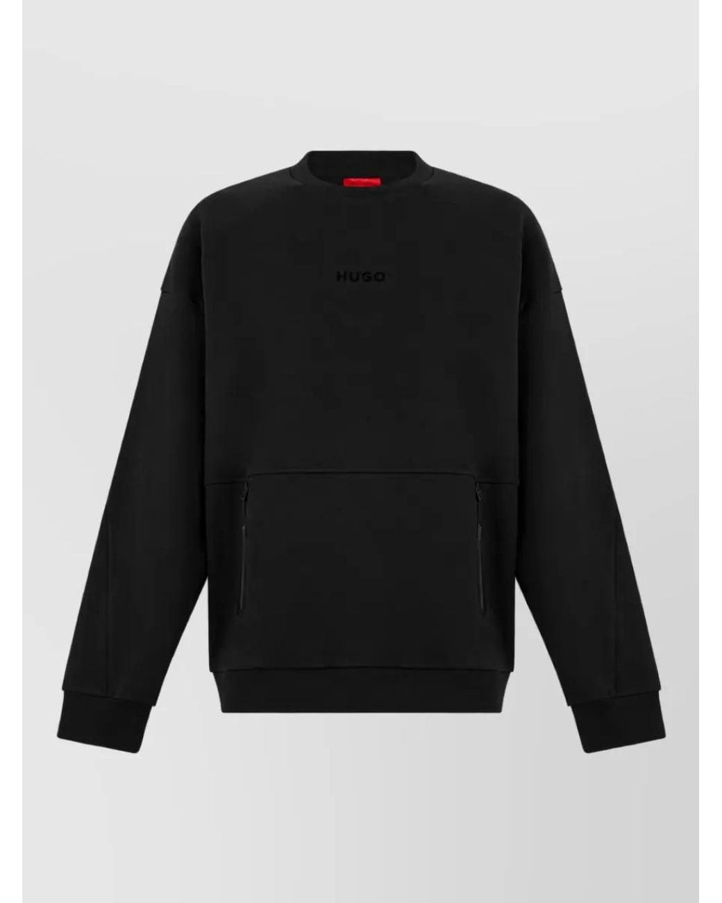 Boss Black Relaxed-Fit Long-Sleeve Sweater for men