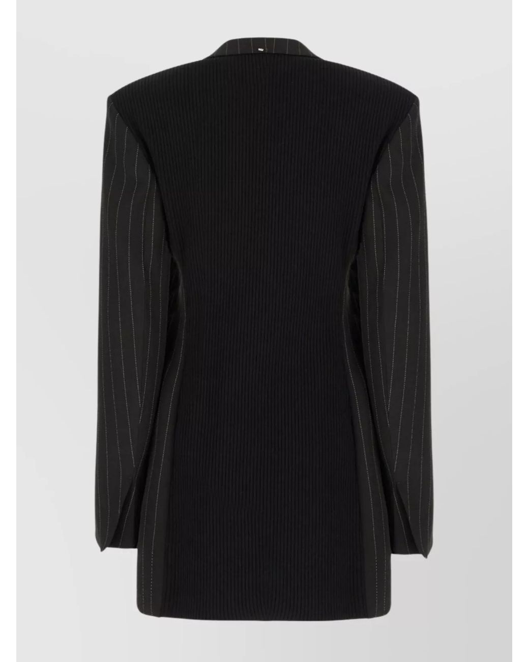 Sportmax Black Embroidered Viscose Blend Blazer