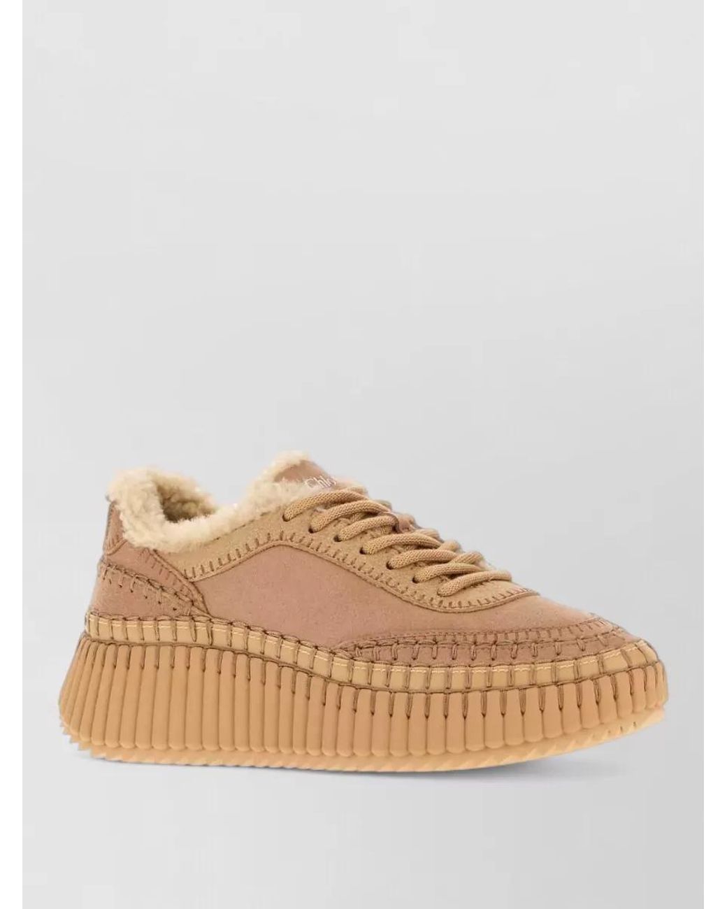 Chloé Natural Leather Nama Sneakers
