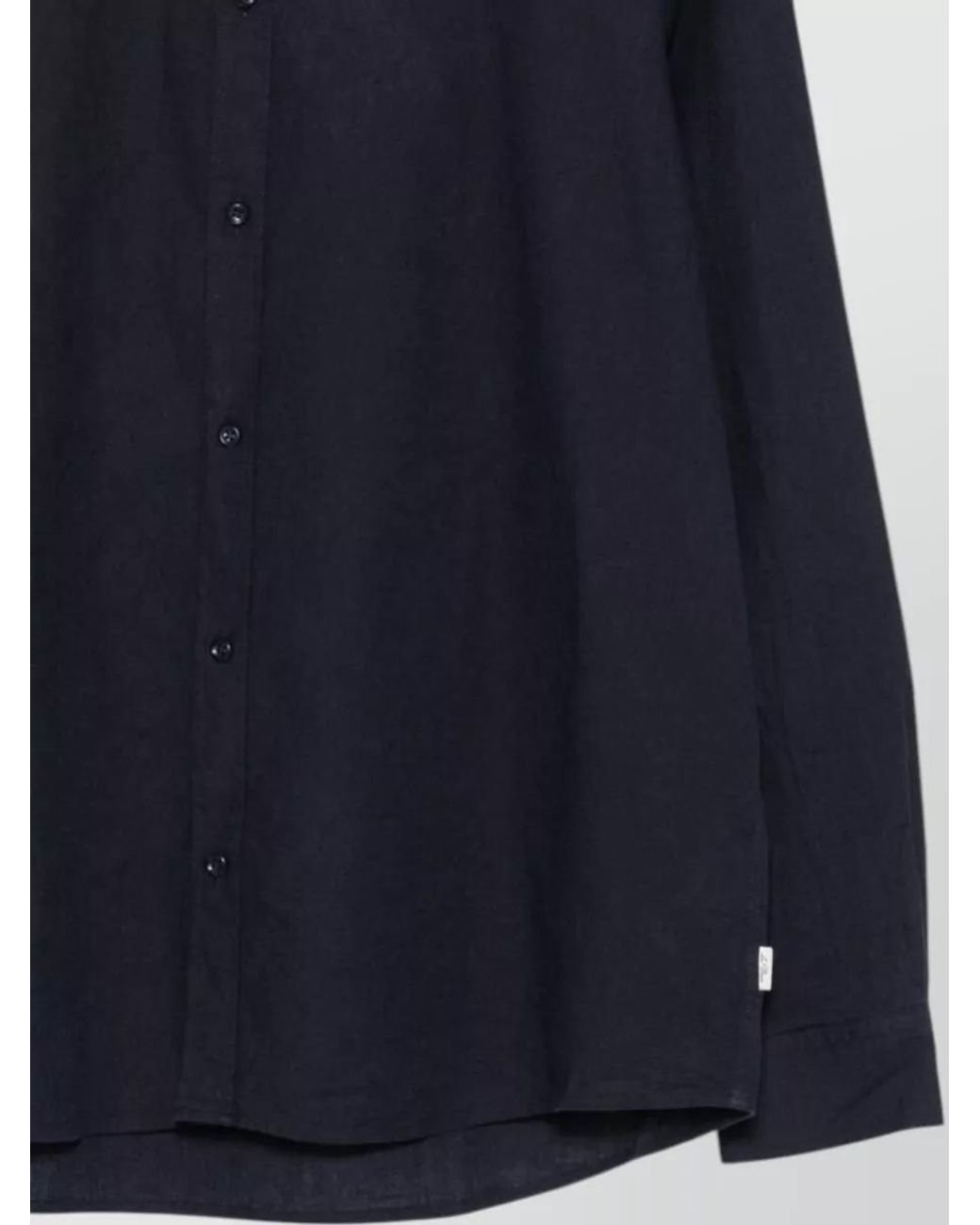 Les Deux Blue Linen Blend Shirt for men