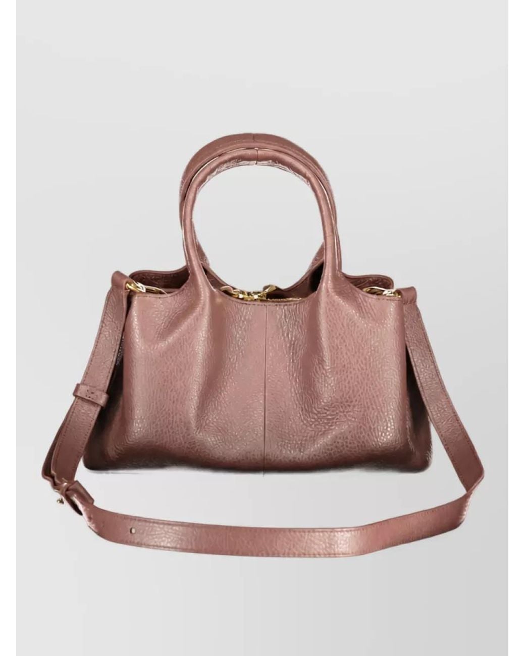 Coccinelle Pink Leather Shoulder Bag