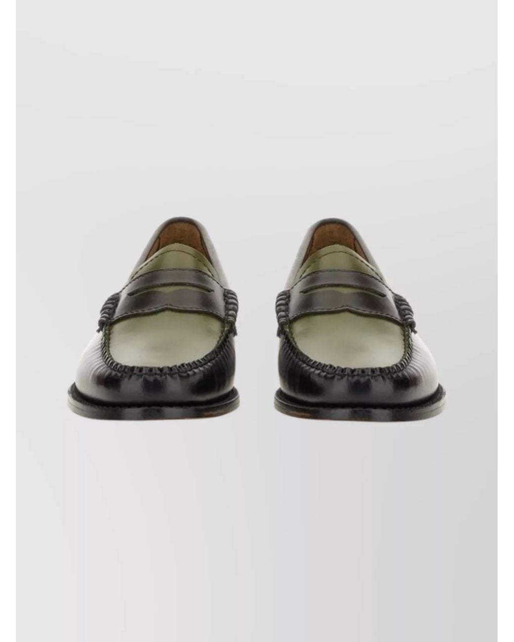 G.H.BASS Multicolor Leather Penny Loafers