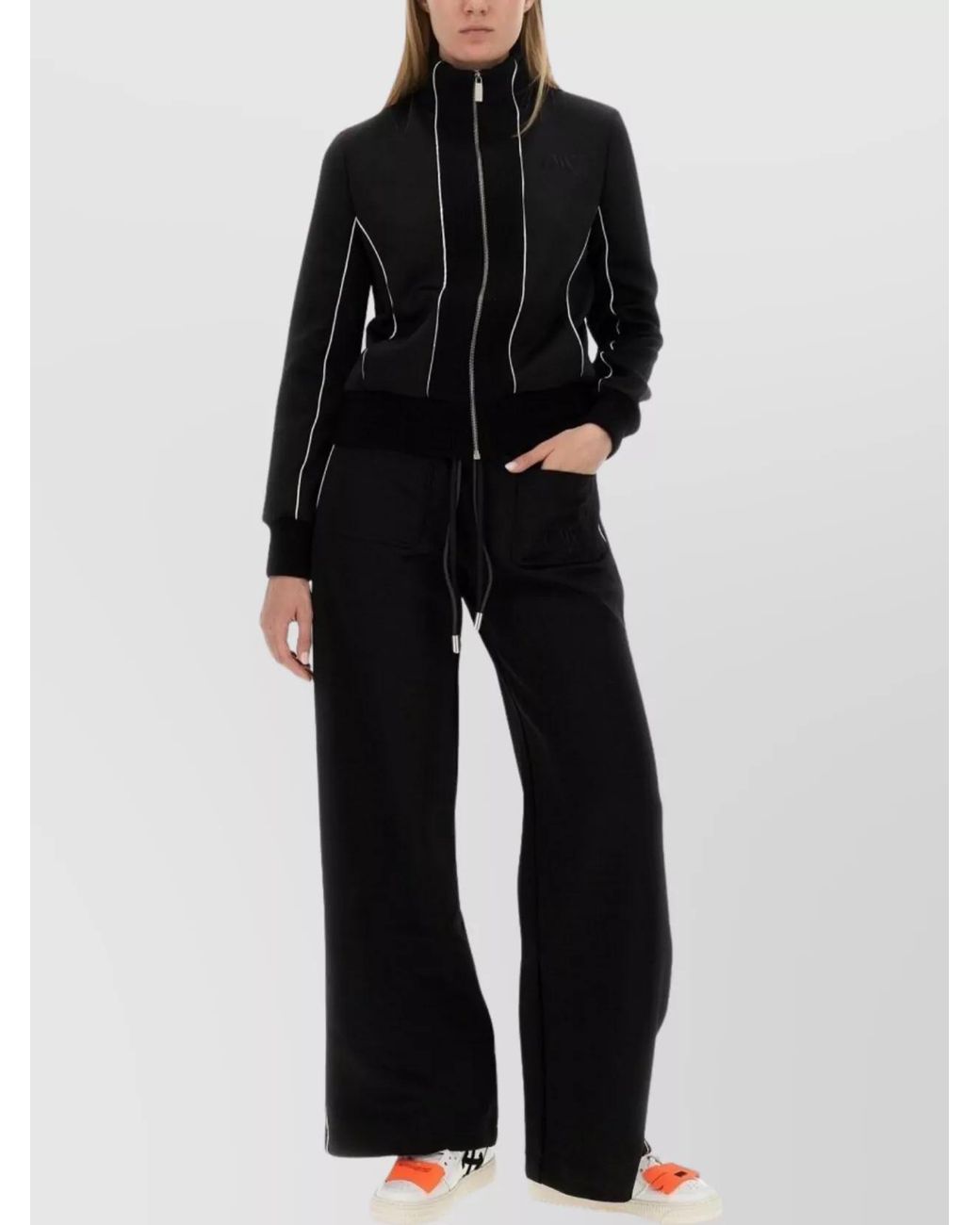 Off-White c/o Virgil Abloh Black Bomber Jacket