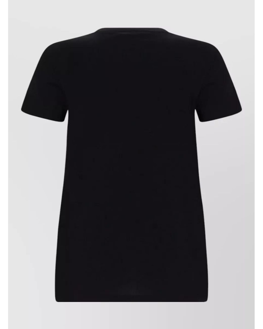 Max Mara Black Printed Cotton T-Shirt