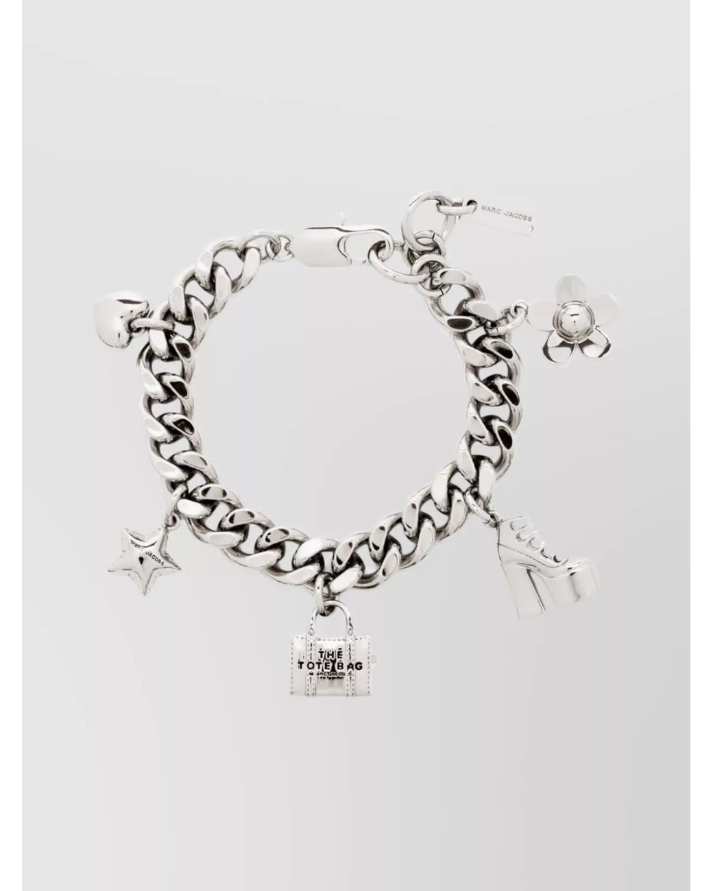 Marc Jacobs Natural Mini Icon Charm Chain Bracelet