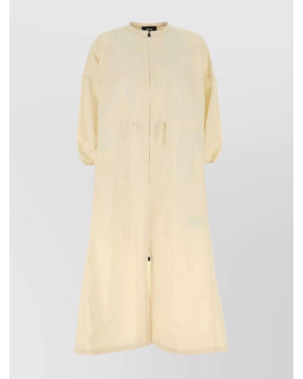 Herno Natural Nylon Midi Dress