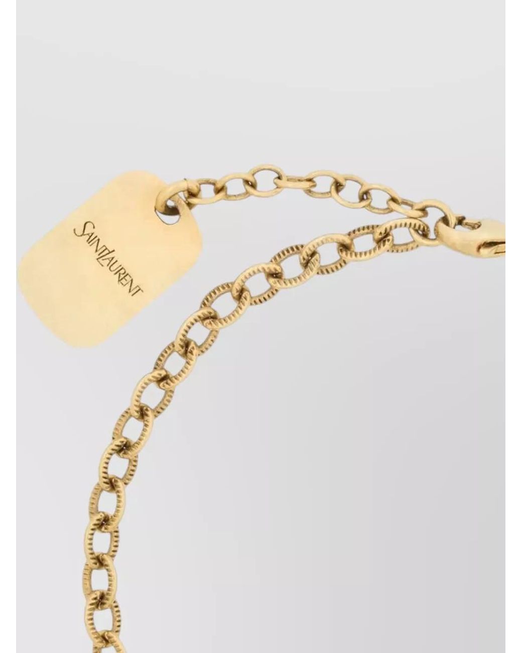 Saint Laurent Natural Chain Bracelet for men