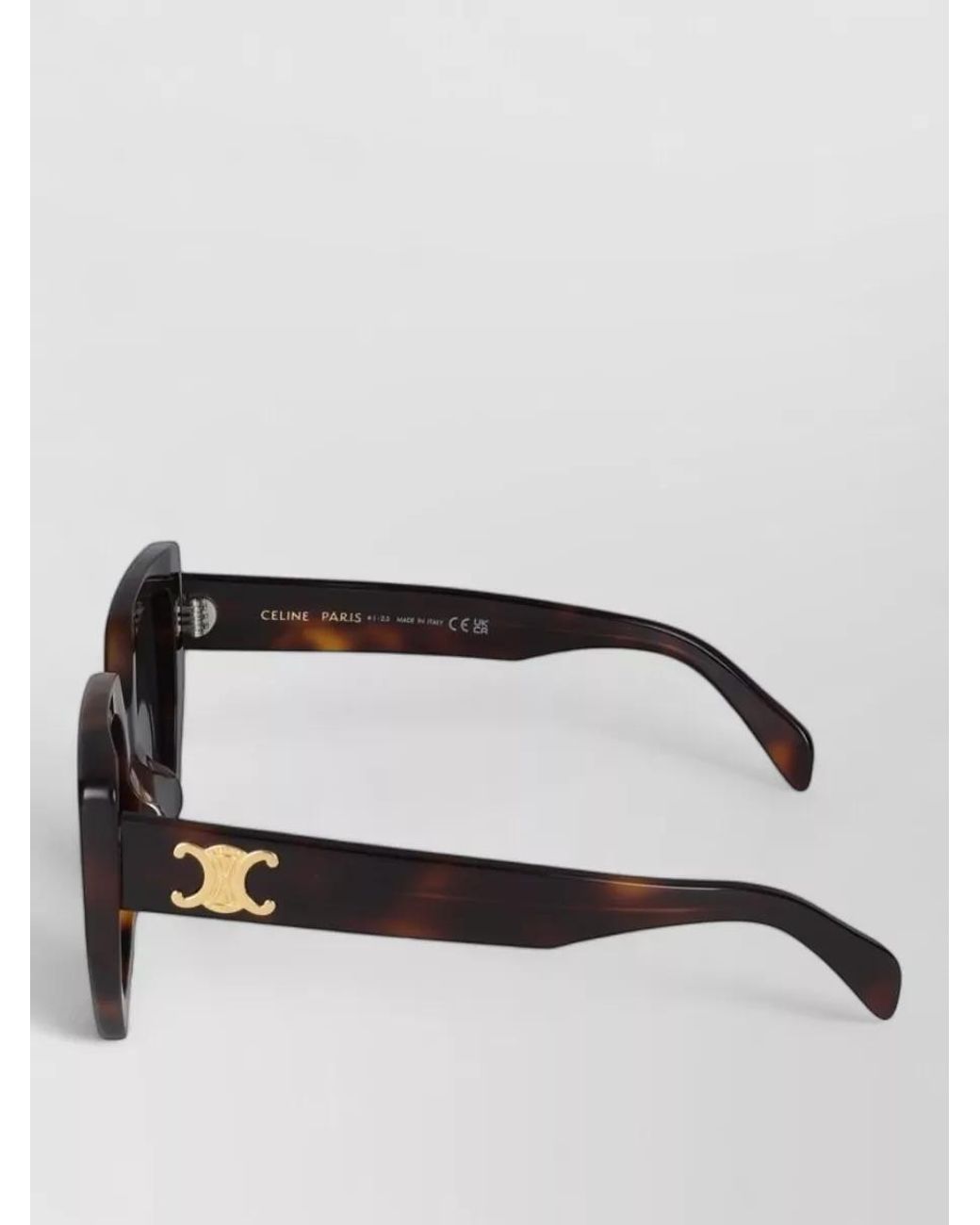 Céline Black Rectangular Sunglasses
