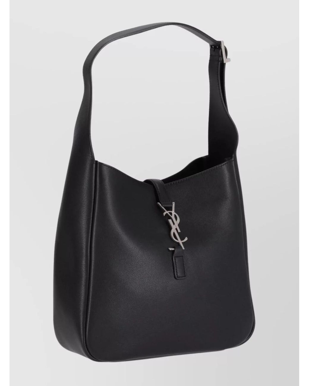 Saint Laurent Black Le 5 À 7 Micro Leather Shoulder Bag