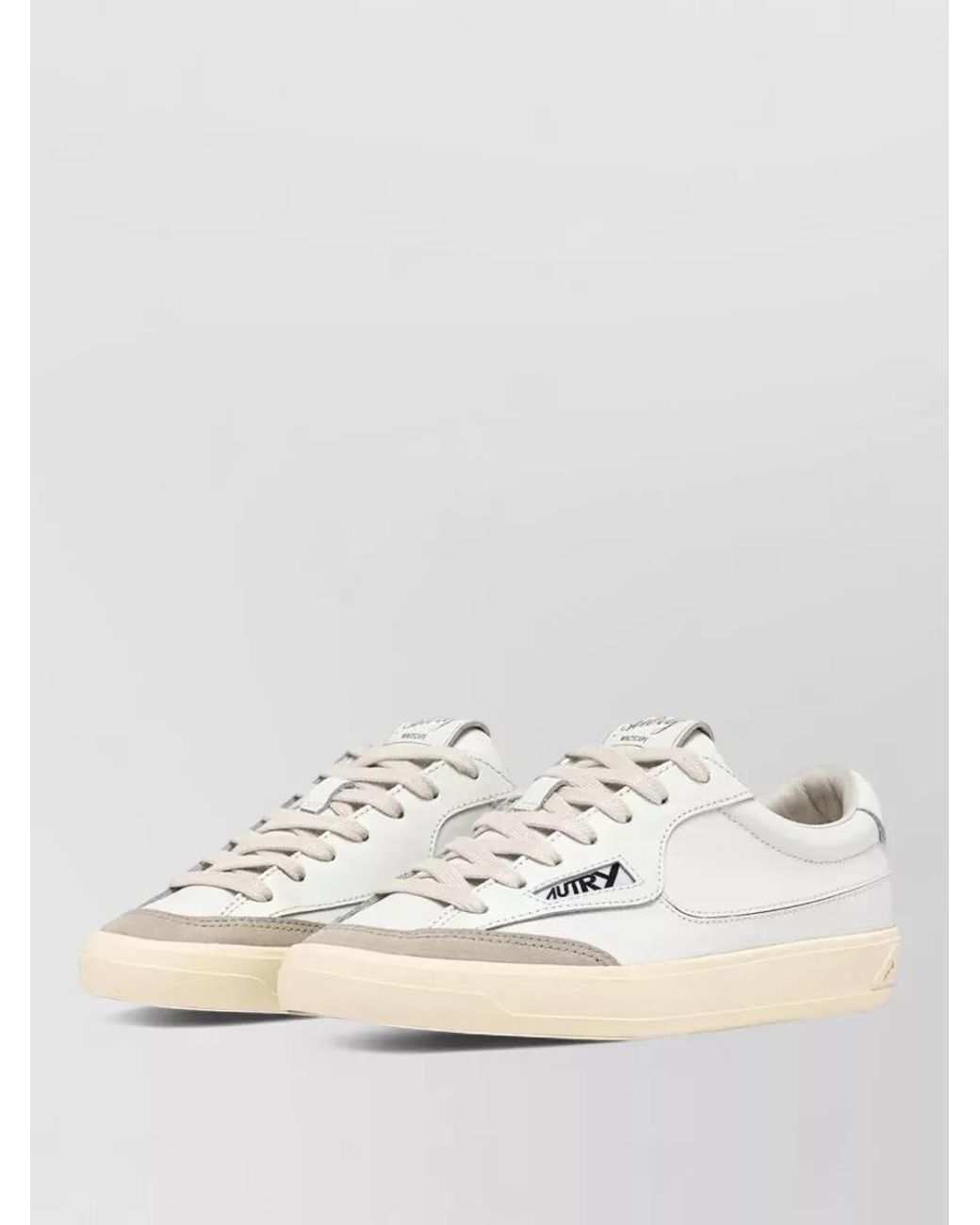 Autry Natural Leather Low-Top Sneakers for men