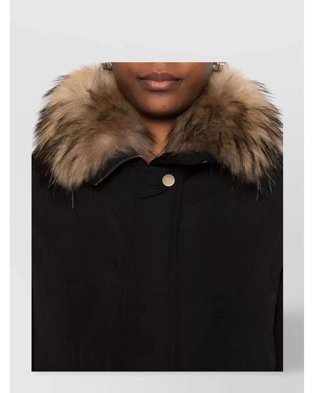 Woolrich Black Down Parka