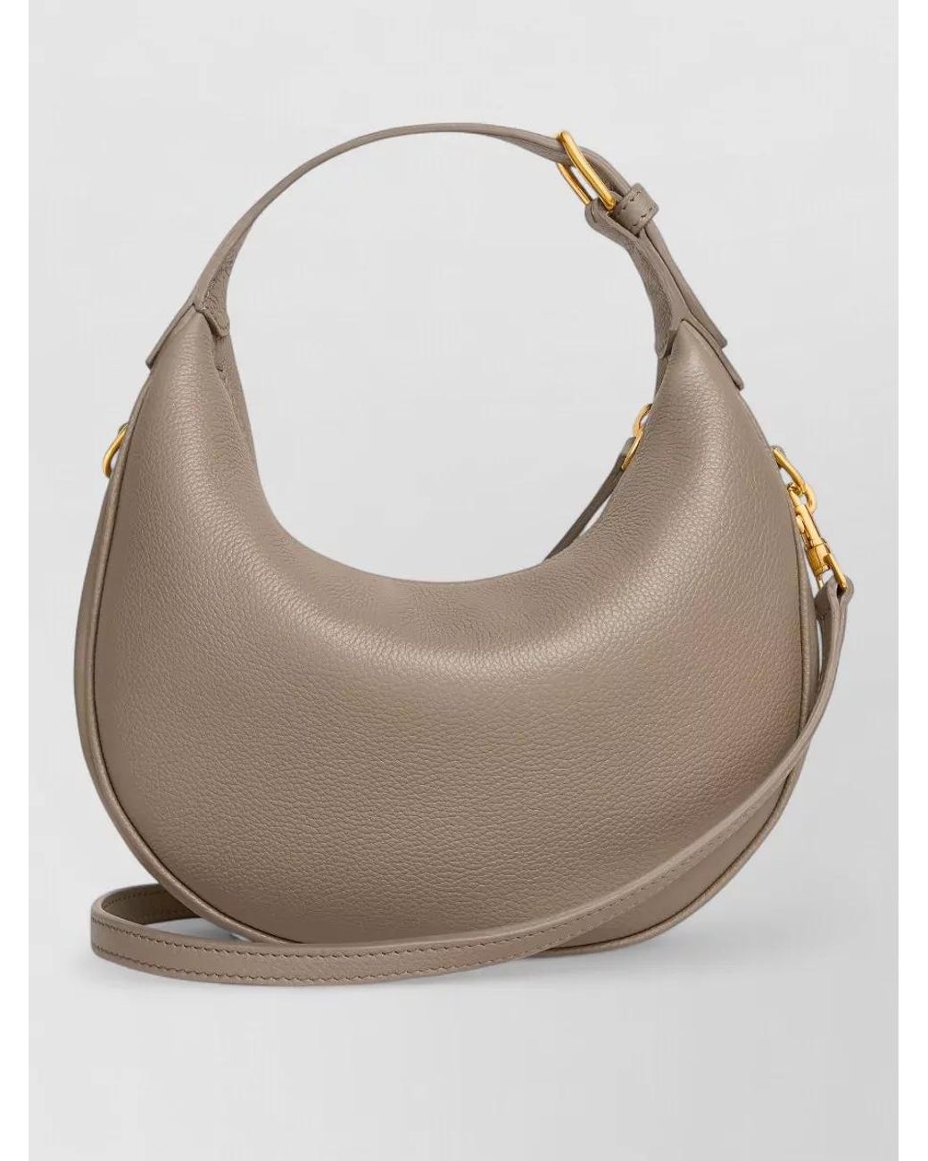 Céline Gray Leather Shoulder Bag