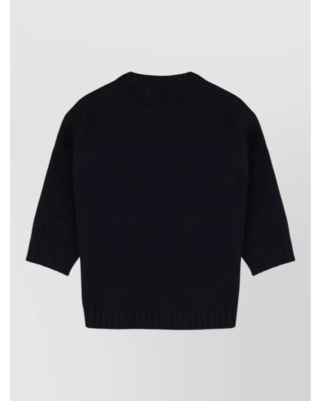 Fabiana Filippi Blue Wool Jersey Sweatshirt