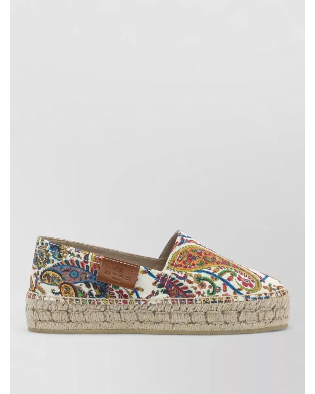Etro Multicolor Paisley Cotton Espadrilles