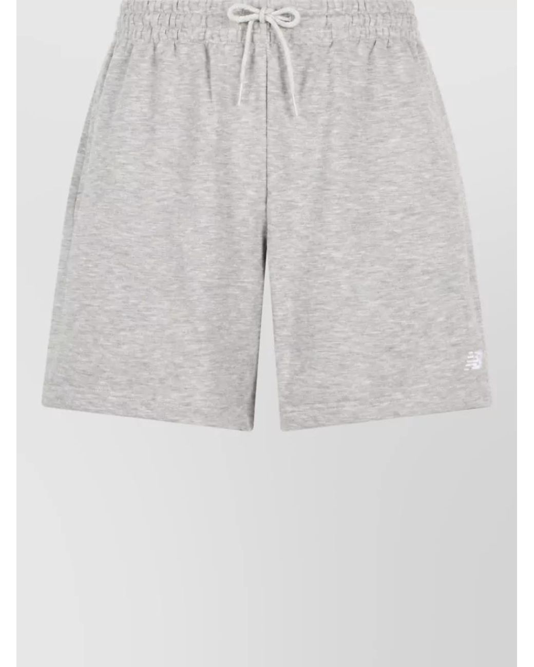 New Balance Gray Cotton Chino Shorts for men