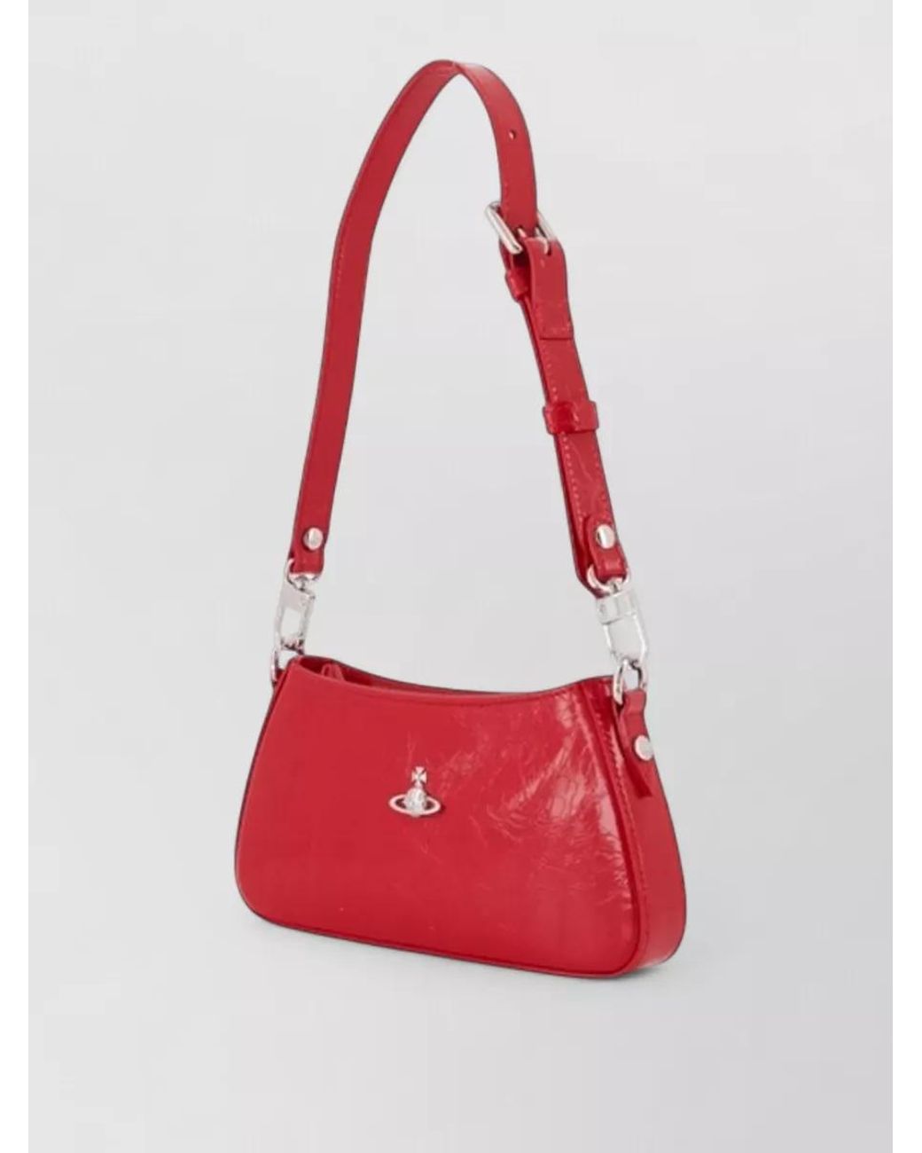 Vivienne Westwood Red Tasha Leather Clutch Bag