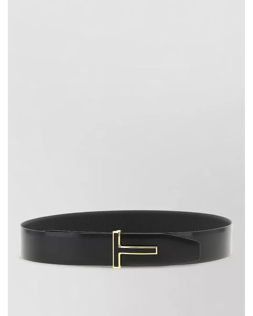 Tom Ford Gray Calfskin Leather Reversible Belt for men