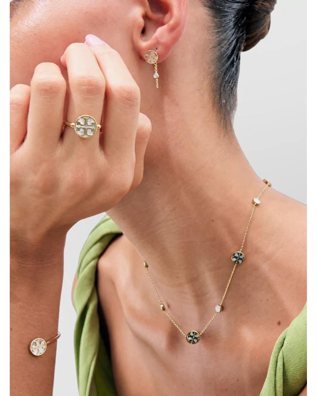Tory Burch Metallic Necklace