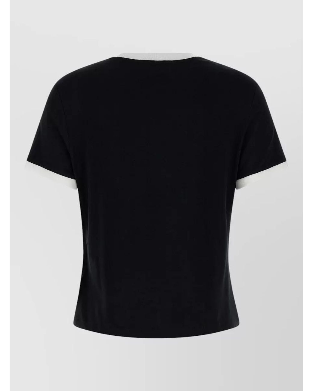 Versace Black Top With Print