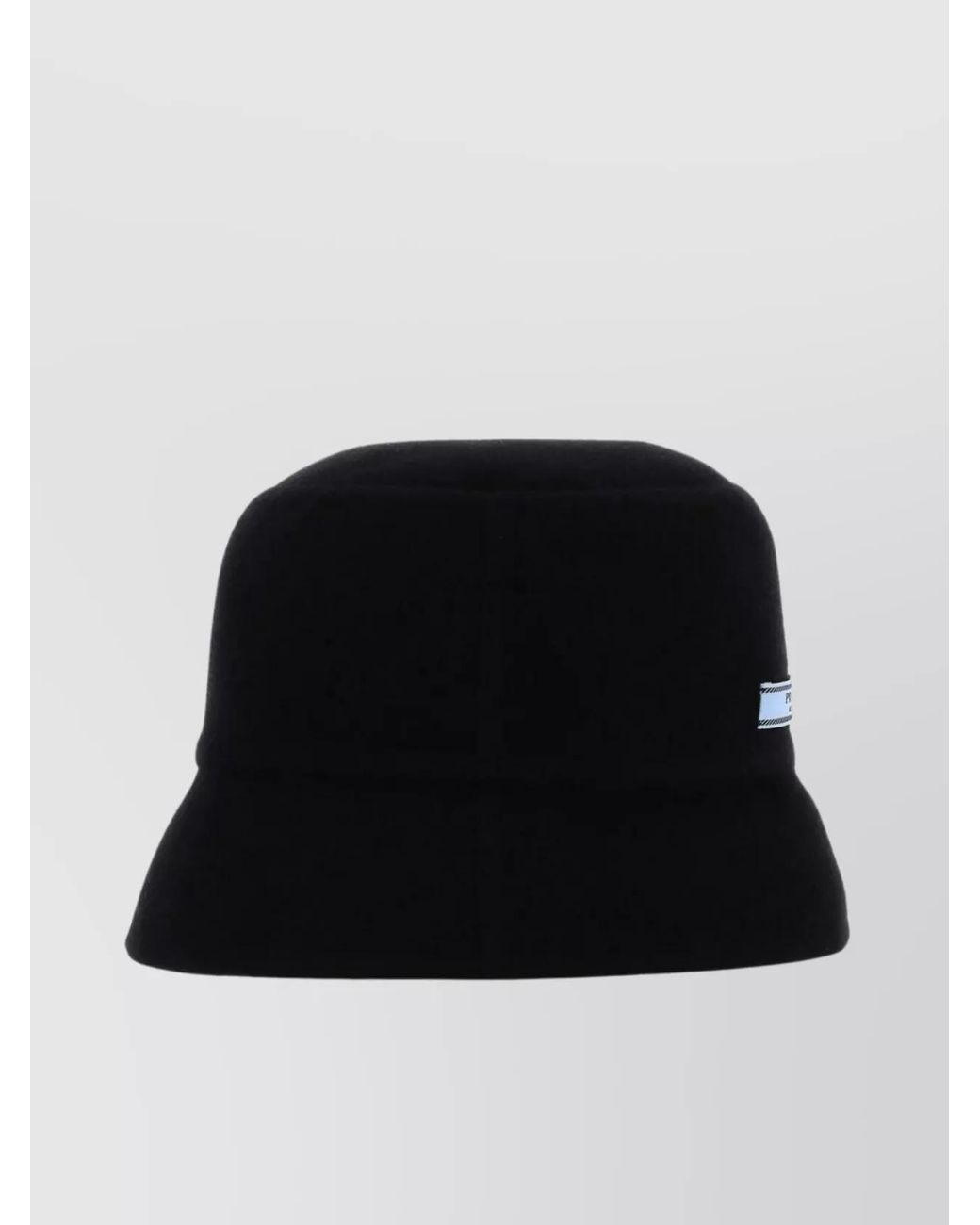 Prada Black Cashmere Bucket Hat