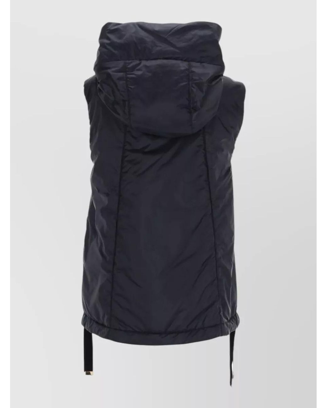 Max Mara Blue Quilted Puffer Vest
