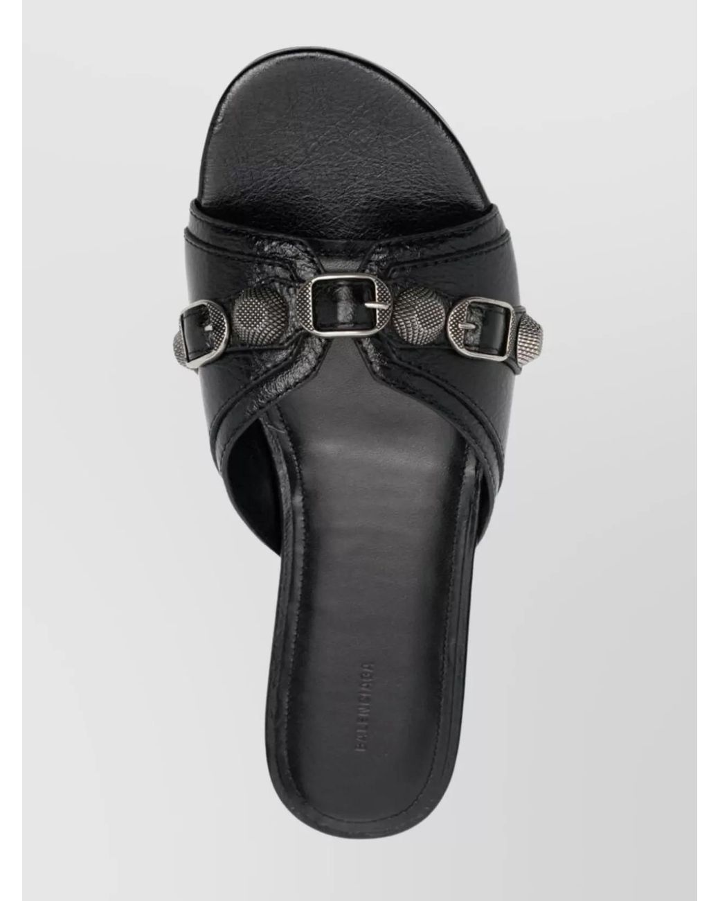 Balenciaga Multicolor Leather Flat Slippers