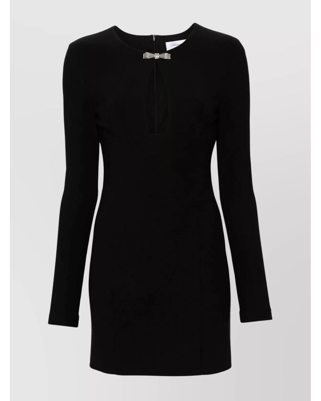 Blumarine Black Cutout Mini Dress